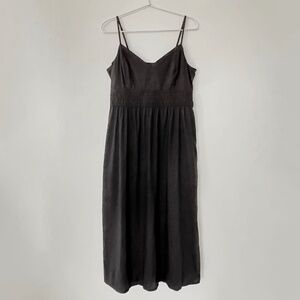 Old Navy Black Spaghetti Strap Midi Dress. Size Medium.